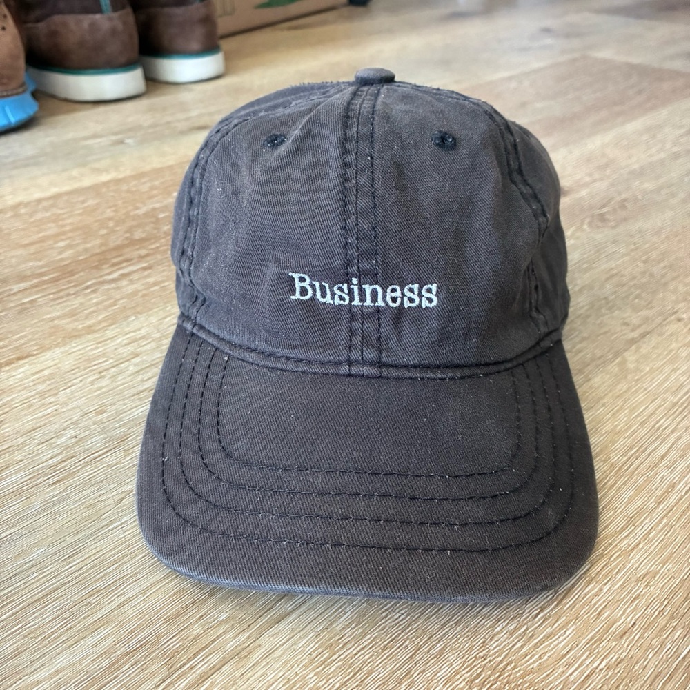 Vintage Distressed Dad Hat Business Party Cap Adjustable Cotton Black
